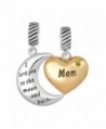 CoolJewelry Sterling Silver Jan-Dec Birthday Mom Charm I Love You To The Moon And Back Beads - CH17YIICWQD