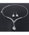 UDORA Rhinestone Accessories Necklace Earrings