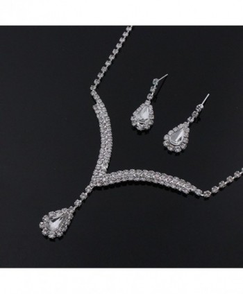 UDORA Rhinestone Accessories Necklace Earrings in Women's Jewelry Sets