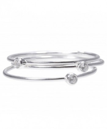 Stacking Rings White CZ Assorted Ring Sizes and Metals - sterling-silver - CS186UOX2LO