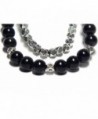 Raviga Handmade Gemstone Bracelet Obsidian in Women's Wrap Bracelets