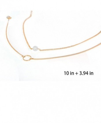 YuShengTang Double Deck Necklace Pendant Valentines in Women's Chain Necklaces