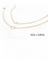 YuShengTang Double Deck Necklace Pendant Valentines in Women's Chain Necklaces