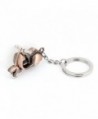 Copper Tone Metal Scooter Motorcycle Design Pendant Key Ring - * - CI11FAD68MR