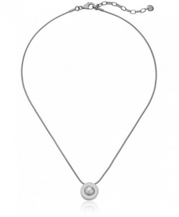 Skagen Agnethe Pearl Pendant Necklace - Silver - CY12BYQG1A7