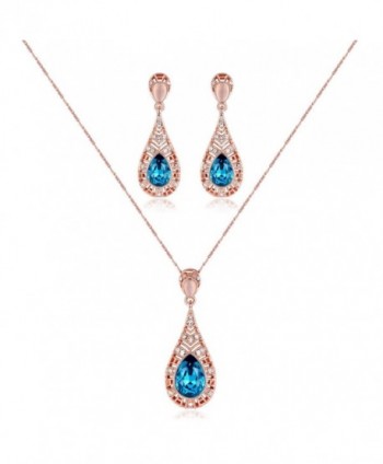 Kemstone Vintage Rhinestone Necklace Earrings in Women's Jewelry Sets