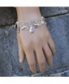 Silver Plated Love Charm Bracelet in Women's Charms & Charm Bracelets
