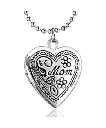 I Love You Mom Grandma Locket Necklaces Pendant Lockets Love for Women Girl Christmas Gifts Jewelry - CD183Q2X70U