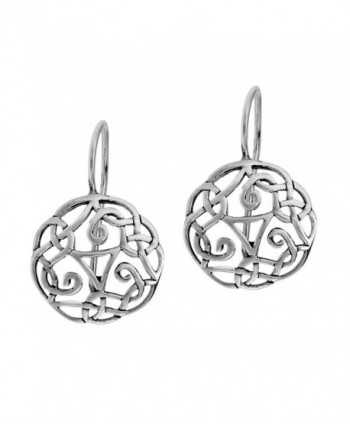 Unity Celtic Knot .925 Sterling Silver Hook Earrings - CO11O36O1SL