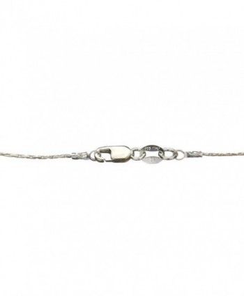 Sterling Illusion Necklace Swarovski Simulated in Women's Chain Necklaces