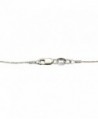 Sterling Illusion Necklace Swarovski Simulated in Women's Chain Necklaces