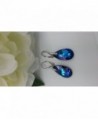 Sterling Swarovski Crystals Teardrop Earrings