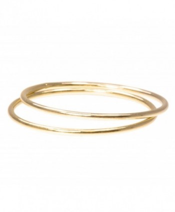 2 14K Gold Filled Stacking Rings 1mm Round - CM187AZWNUY