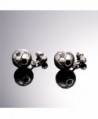 Stainless Steel Soccer Ball Earrings in Women's Drop & Dangle Earrings