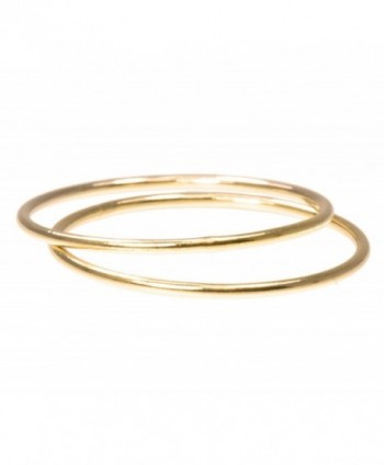 Gold Filled Stacking Rings Round