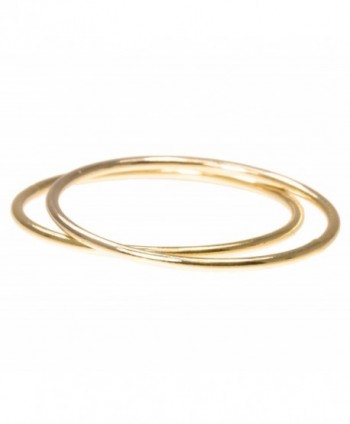 Gold Filled Stacking Rings Round in Women's Stacking Rings