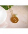 Initial Necklace Medium Filled Personalized