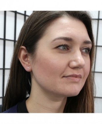 Yellow 25tcw Simulated Sapphire Earrings in Women's Stud Earrings