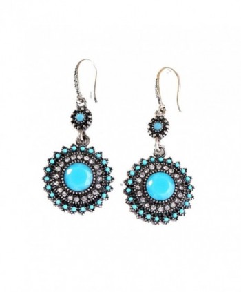 EVERRICH Synthetic Turquoise Zirconia Blooming
