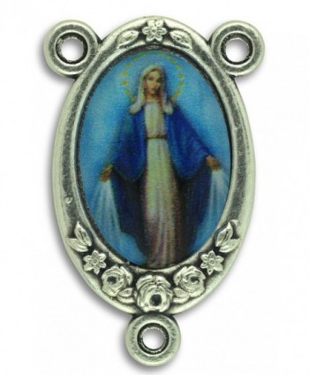 LOT of 5 - Rosary Center Our Lady of Grace Center Piece Color Image 1 Inch - C9125UFJPH5