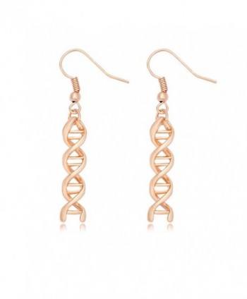 MANZHEN Molecule Chemistry Science Earrings - rose gold - CG183LHQZCC
