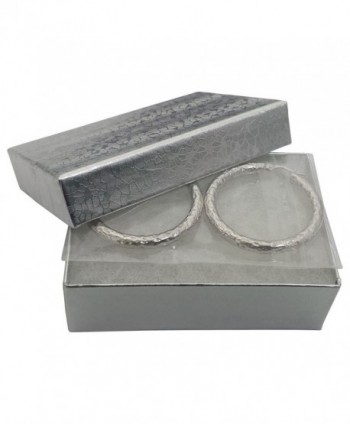 Sterling Silver Thick Hammered Earrings