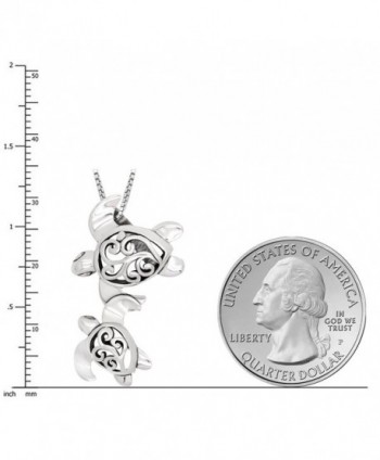 Sterling Silver Filigree Pendant Necklace in Women's Pendants