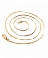 Great Deal(TM) Gold Twisted Thin Snake Chain Necklace - CO11VEOULL1