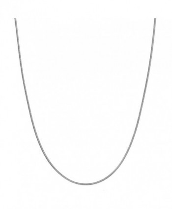 Sterling Silver 1.2mm Classic Italian Snake Chain Necklace All Sizes 16" - 30" - CM12O788IJ5