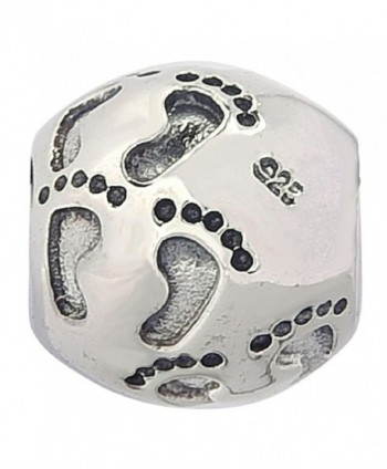 Family Footprints Sterling European Charms