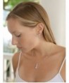 Mariell Pear Shaped Zirconia Necklace Bridesmaids in Women's Jewelry Sets