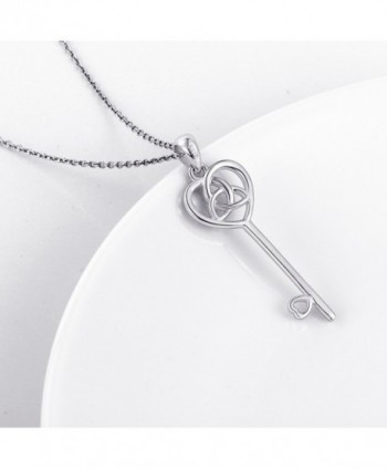 Sterling Silver Trinity Pendant Necklace in Women's Pendants