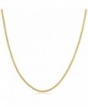 14k Yellow Gold Filled 1.5mm Round Wheat Chain Necklace - CS12MACNGUO