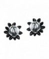 Dazzling Chrysanthemum Fashion Crystals Earrings in Women's Clip-Ons Earrings
