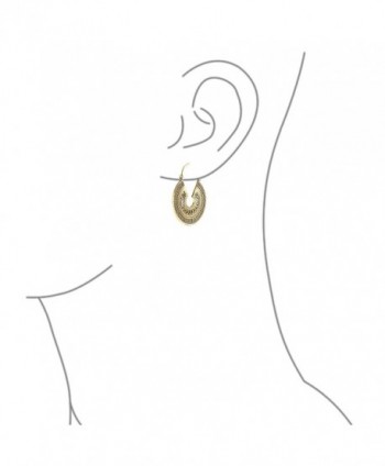 Bling Jewelry Indian Filigree Earrings in Women's Hoop Earrings