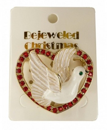 Bejeweled Christmas Enamel Rhinestone 202 in Women's Brooches & Pins