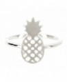 Sterling Forever - 925 Sterling Silver Fruit Pineapple Ring for Women & Teens - CC12NTEF1UQ